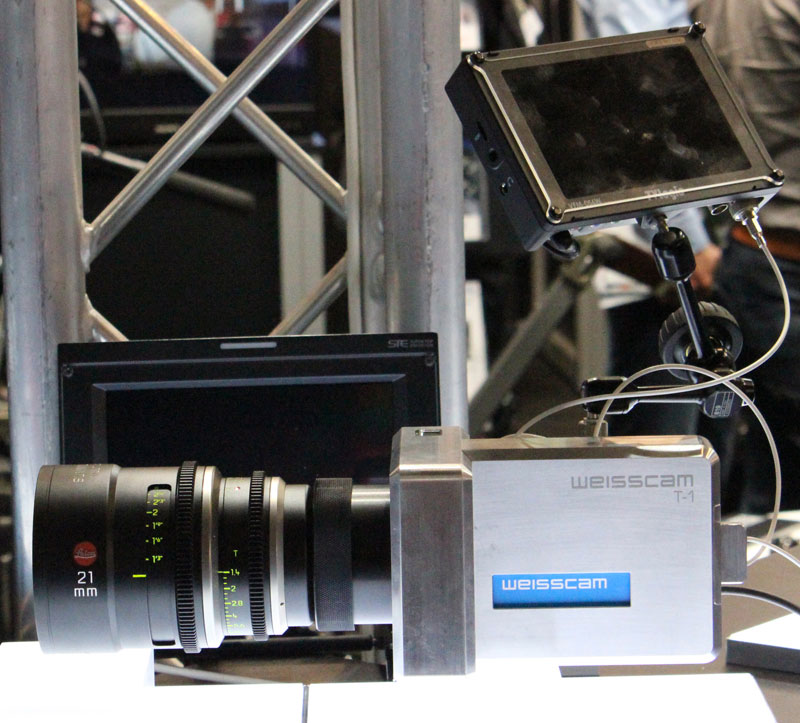 Weisscam T-Cam Prototype at IBC 2011