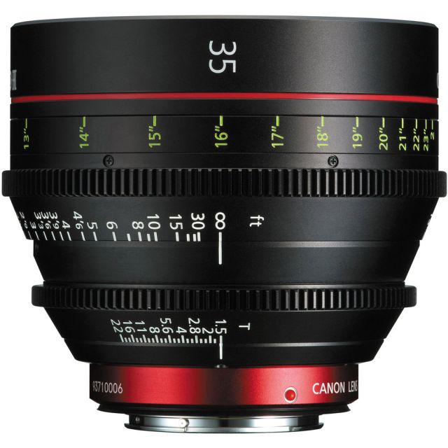 Canon Cinema Prime Lens CN-E 35mm T1.5 L F (EF Mount)
