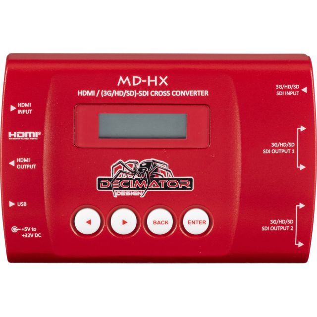 Decimator MD-HX HDMI/SDI Cross Converter with Scaling & Frame Rate Conversion