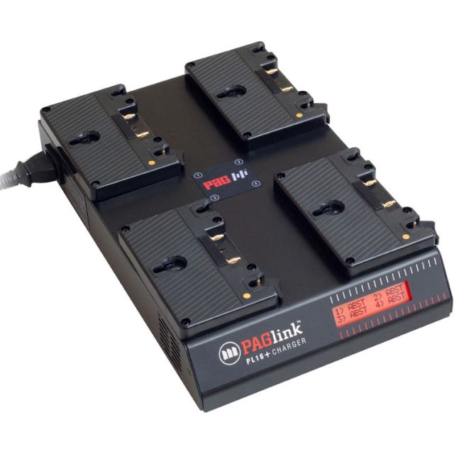 PAG PL16+ Four-Position Charger for Up to 32 PAGlink Batteries