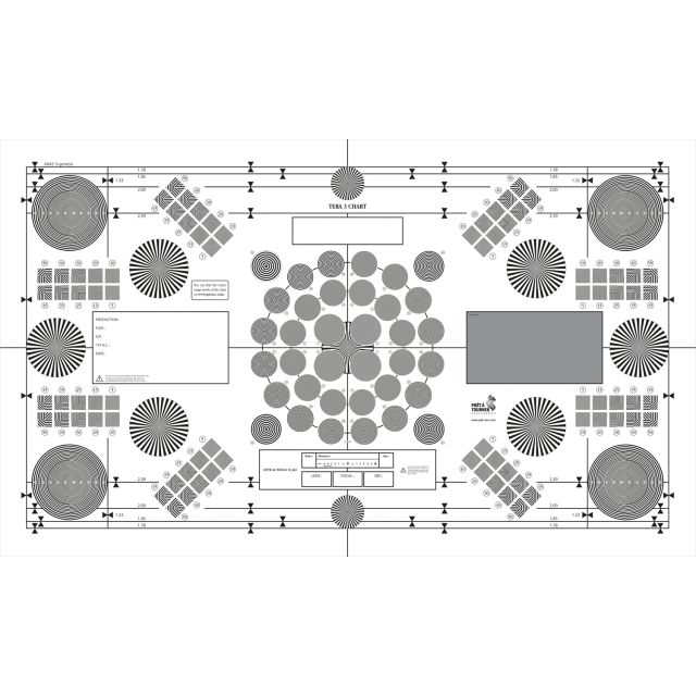 Prêt à Tourner TERA 3 Test Chart (Genesis, 20 x 36in)