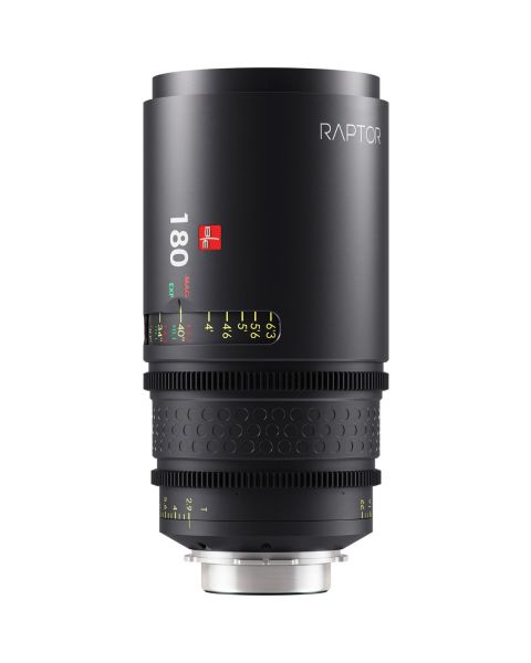 IB/E Optics Raptor 180mm T2.9 Cine Macro Prime Lens (FF/VV, PL Mount, Feet)