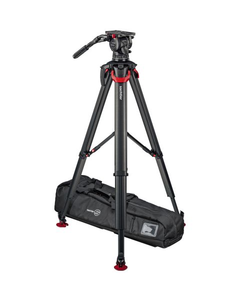 Sachtler System aktiv14T and flowtech 100 with Mid-Level Spreader