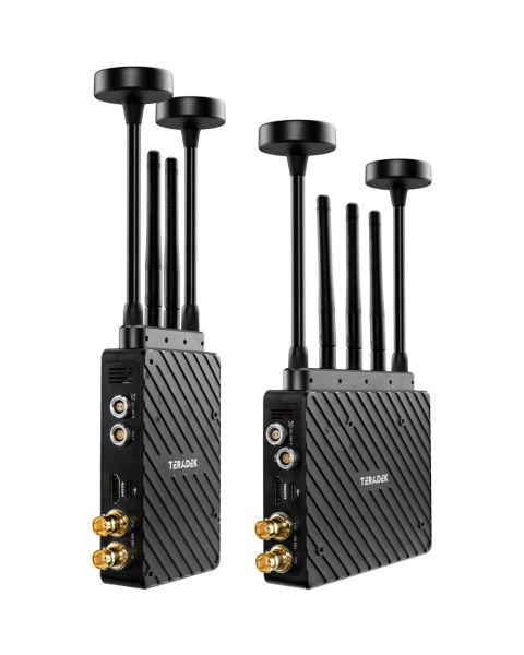 Teradek Bolt 6 XT MAX 12G-SDI/HDMI Wireless Transmitter and Receiver Deluxe Kit (Gold Mount)